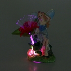 Светильник полистоун "Очаровательная фея"  h=14 см (1RGB_LED*1Вт, от бат. 3*AG3) - Фото 2