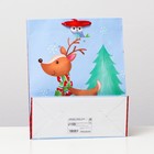Пакет ламинированный "Зимний оленёнок", 26 x 32 x 12 см 6854066