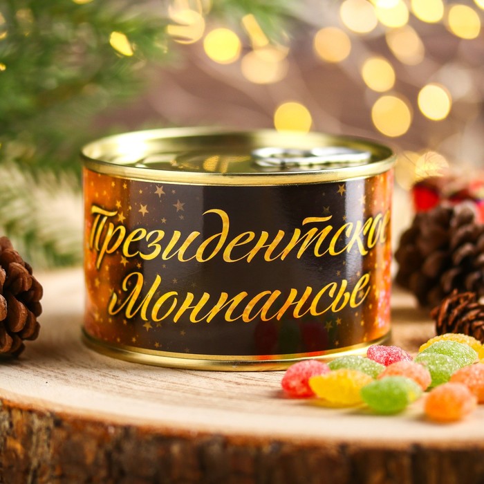 Монпансье «Салют», карамель леденцовая в консервной банке, 140 г - Фото 1