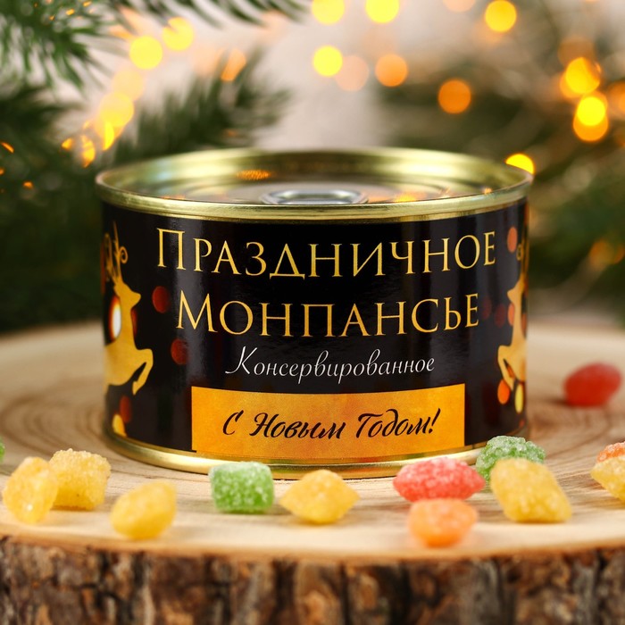 Леденцы монпансье в консервной банке, 140 г - Фото 1