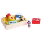 Игровой ящик с продуктами «Мороженное» 17×12,5×3,5 см - фото 9825179