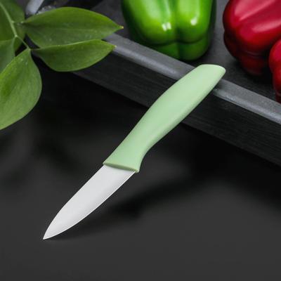 Нож кухонный керамический Доляна «Мастер», лезвие 8 см, цвет МИКС