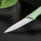 Нож кухонный керамический Доляна «Мастер», лезвие 8 см, цвет МИКС - Фото 2