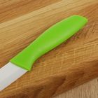 Нож кухонный керамический Доляна «Мастер», лезвие 10 см, цвет МИКС - Фото 3
