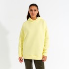 Худи женское MINAKU: Casual collection цвет лимонный, размер 46-48 - фото 34057124