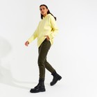 Худи женское MINAKU: Casual collection цвет лимонный, размер 46-48 - фото 34057126