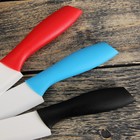 Нож кухонный керамический Доляна «Мастер», лезвие 16 см, цвет МИКС - Фото 5