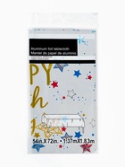 Скатерть одноразовая «С днём рождения», 137×183 см, белая - Фото 4