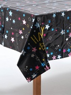 Скатерть одноразовая «С Днём Рождения» 137×183 см, чёрная - Фото 3