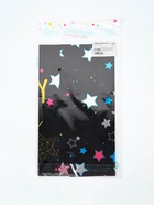 Скатерть одноразовая «С Днём Рождения» 137×183 см, чёрная - Фото 5