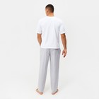 Комплект мужской (футболка, брюки) MINAKU: Home collection цвет серый, р-р 50 - фото 26312319