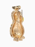 Брошь «Ёжик», с бабочкой, цветная в золоте - Фото 2