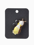 Брошь «Ёжик», с бабочкой, цветная в золоте - Фото 4