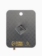 Брошь «Цветок» пушистый, цвет бело-синий в золоте - Фото 6