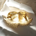 Брошь "Ангелочки", цвет матовое золото - Фото 2