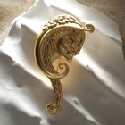 Брошь "Дева", цвет матовое золото - Фото 1