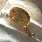 Брошь "Дева", цвет матовое золото - Фото 2