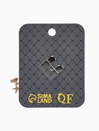 Брошь «Космос», белая в матовом золоте - Фото 6