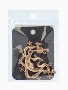 Брошь «Космос», белая в матовом золоте - Фото 7