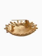 Брошь «День и Ночь», цвет матовое золото - Фото 4