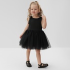 Платье для девочки MINAKU: PartyDress цвет чёрный, рост 110 - Фото 2