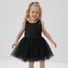 Платье для девочки MINAKU: PartyDress цвет чёрный, рост 116 - фото 318709585