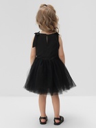 Платье нарядное для девочки MINAKU: PartyDress, однотонное, чёрное, рост 116 см - Фото 7