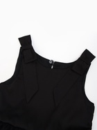Платье нарядное для девочки MINAKU: PartyDress, однотонное, чёрное, рост 116 см - Фото 11