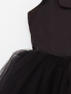 Платье нарядное для девочки MINAKU: PartyDress, однотонное, чёрное, рост 116 см - Фото 10