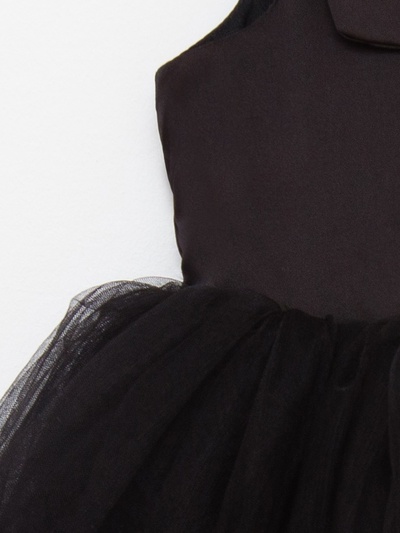 Платье нарядное для девочки MINAKU: PartyDress, однотонное, чёрное, рост 110-116 см