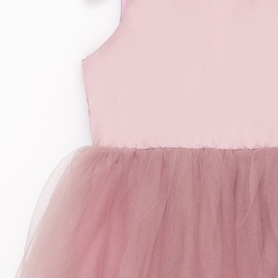 Платье для девочки MINAKU: PartyDress, цвет пыльная роза, рост 104-110 см