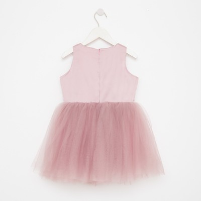 Платье для девочки MINAKU: PartyDress, цвет пыльная роза, рост 104-110 см