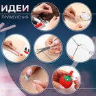 Швейный набор, 67 предметов, в сумочке ПВХ, 4×9×16.5 см, МИКС - Фото 6