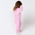 Комбинезон детский, цвет розовый, рост 80 см - Фото 10