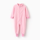 Комбинезон детский, цвет розовый, рост 104 см - Фото 1