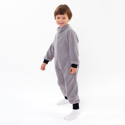 Комбинезон детский, цвет светло-серый, рост 110 см