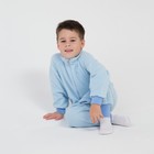 Комбинезон для мальчика флисовый, голубой, рост 74-80 см - Фото 3