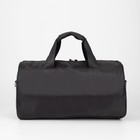 Сумка спортивная на молнии, наружный карман, длинный ремень, средний размер, цвет голубой 7520702