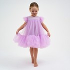 Платье детское с пышной юбкой KAFTAN, рост 110-116, лиловый - фото 11166538