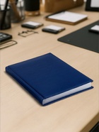 Ежедневник недатированный А5, 160 листов, искусственная кожа, «Вивелла», синий - Фото 4
