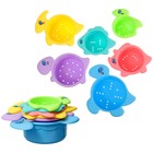 Набор игрушек для ванны «Динозаврики - стаканчики», 6 шт - фото 21418563