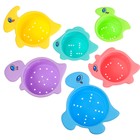 Набор игрушек для ванны «Динозаврики - стаканчики», 6 шт - фото 23902545