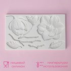 Молд для заливки Доляна «Магнолия», силикон, 8 ячеек, 19×11.3×1.2 см, белый - Фото 2