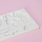 Молд для заливки Доляна «Магнолия», силикон, 8 ячеек, 19×11.3×1.2 см, белый - Фото 3