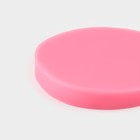 Молд для заливки «Цветочное ассорти», силикон, 5 ячеек, 10.5×1 см, розовый - Фото 5