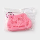 Молд Доляна «Белочка и орешки», силикон, 10×7×1,5 см, цвет розовый - Фото 6