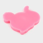 Молд для заливки «Динозавр», силикон, 8×8×12 см, розовый - Фото 3