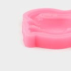 Молд для заливки «Динозавр», силикон, 8×8×12 см, розовый - Фото 4