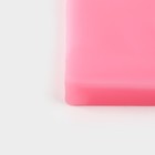 Молд для заливки «Оттепель», силикон, 12.5×6.5×1 см, розовый - Фото 5