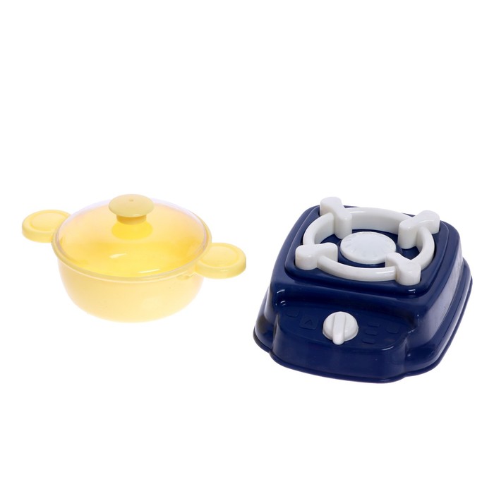 Набор продуктов «Овощи и фрукты» с аксессуарами в корзинке, МИКС 51908